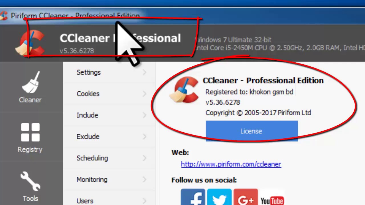 ccleaner pro free download for pc key